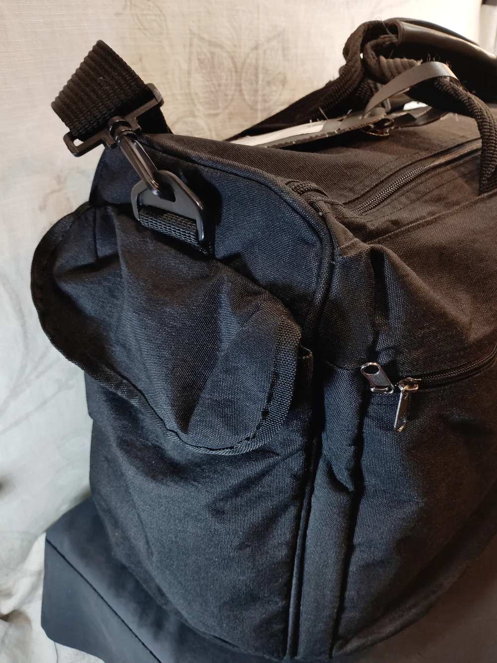 Sharper Image Black  Utility Travel /Duffel Bag